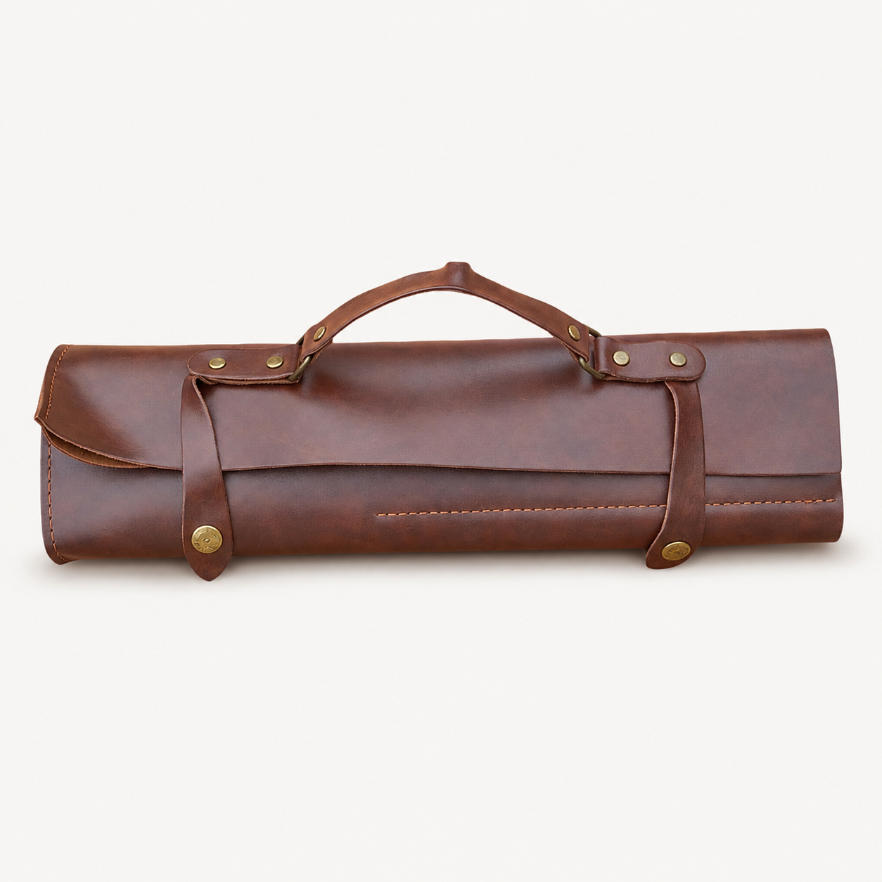 WONDERCHEF Professional Leather Knife Roll – 5-Slot Chef Knife Storage Bag